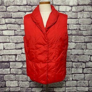 Coldwater Creek Red Vest Size M